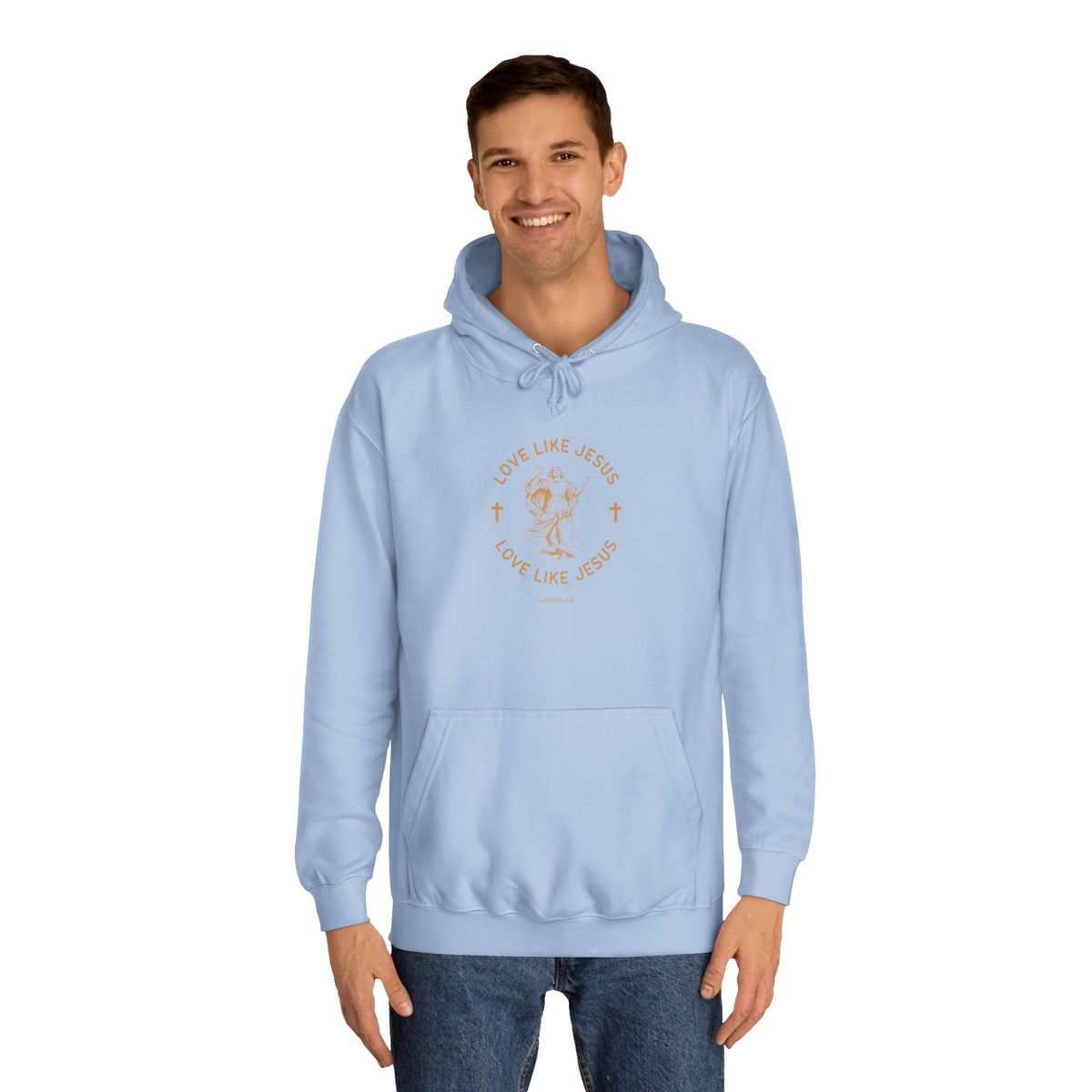 College Study Guide Hoodie — "Study Guide: Jesus" Inspirational Campus Pullover