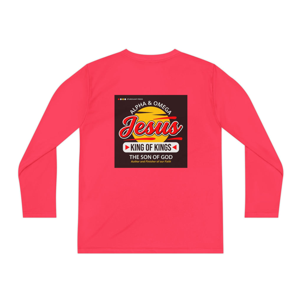 Youth Jesus Long Sleeve Tee — "King of Kings" Christian Shirt