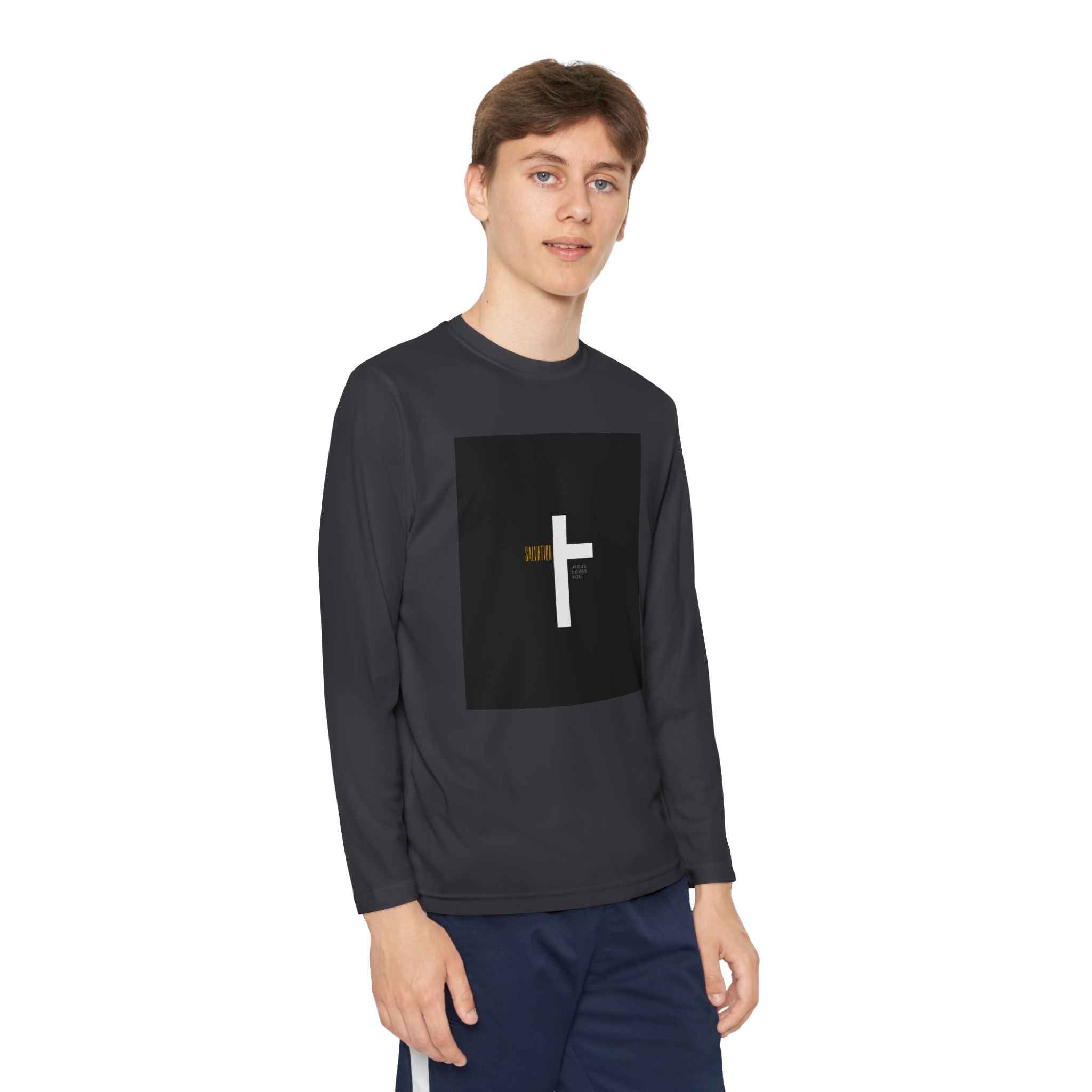 Youth Jesus Long Sleeve Tee — "King of Kings" Christian Shirt