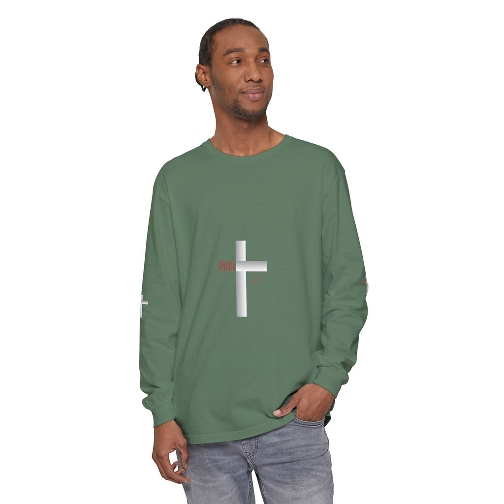 Christian Long Sleeve Tee — "The Messiah" Jerusalem Nazareth Design