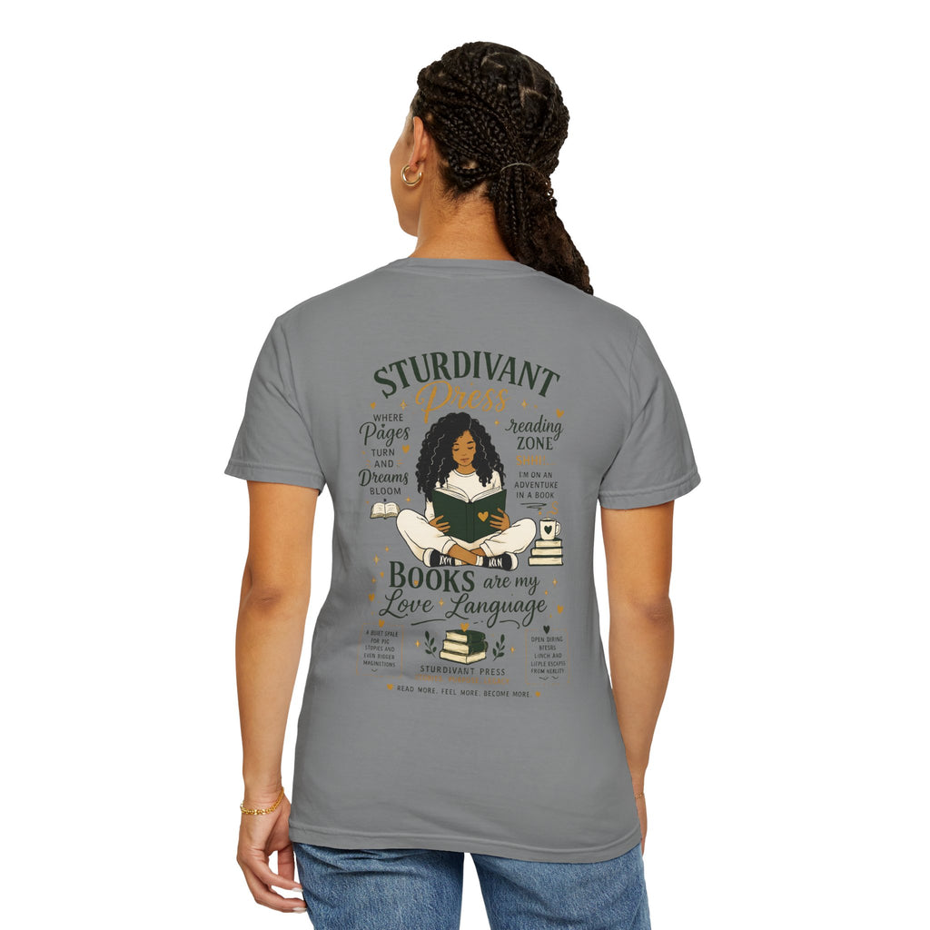 Book Lover T-Shirt — "Books Are My Love Language" Reading Tee