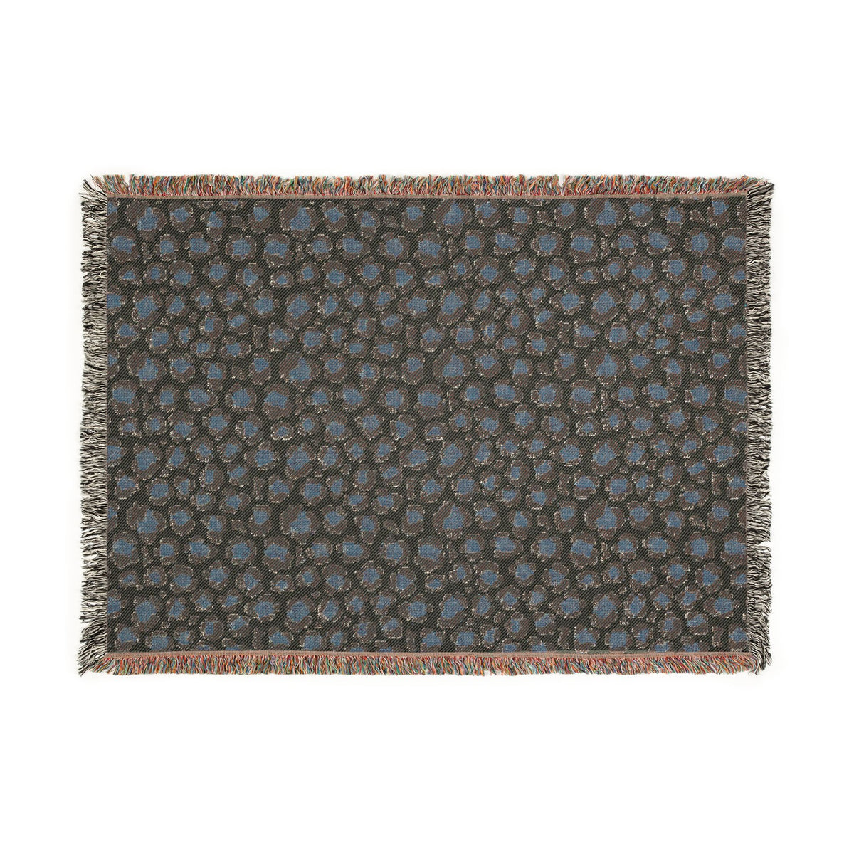 Leopard Print Woven Blanket – Cozy Animal Print Throw for Living Room & Bedroom