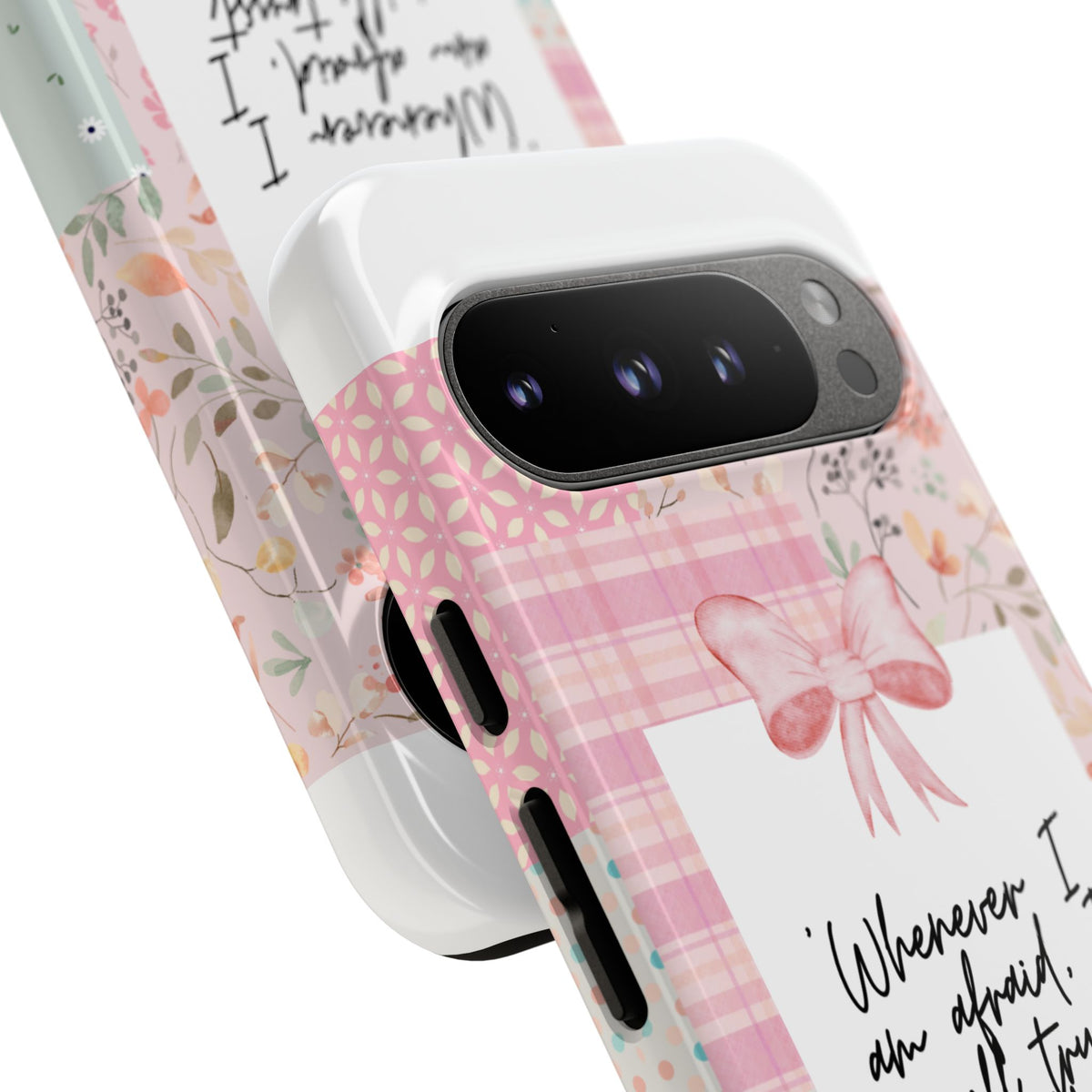 Inspirational Psalms Phone Case — "Whenever I am afraid, I will trust in You." (Psalms 56:3)