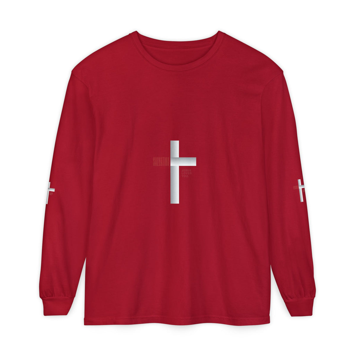 Christian Long Sleeve Tee — "The Messiah" Jerusalem Nazareth Design