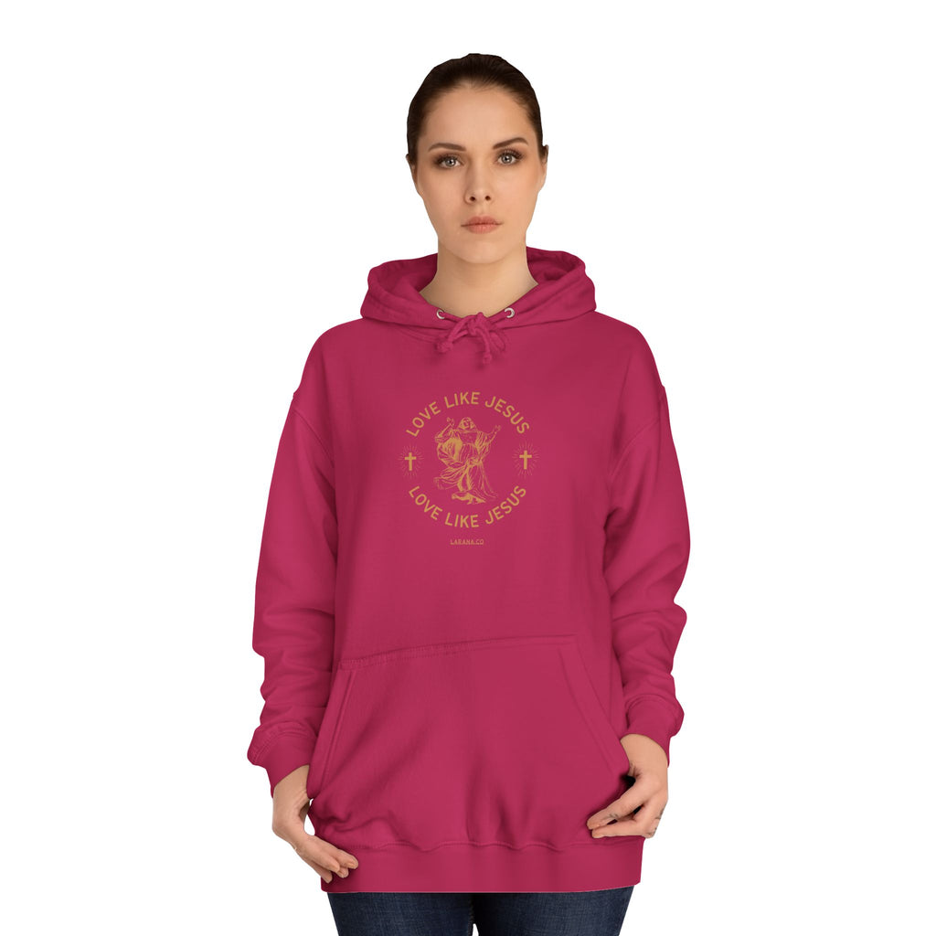 College Study Guide Hoodie — "Study Guide: Jesus" Inspirational Campus Pullover