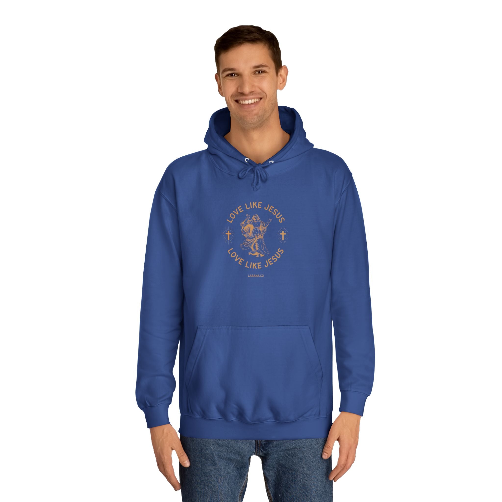 College Study Guide Hoodie — "Study Guide: Jesus" Inspirational Campus Pullover