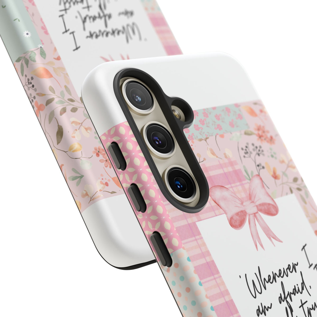 Inspirational Psalms Phone Case — "Whenever I am afraid, I will trust in You." (Psalms 56:3)