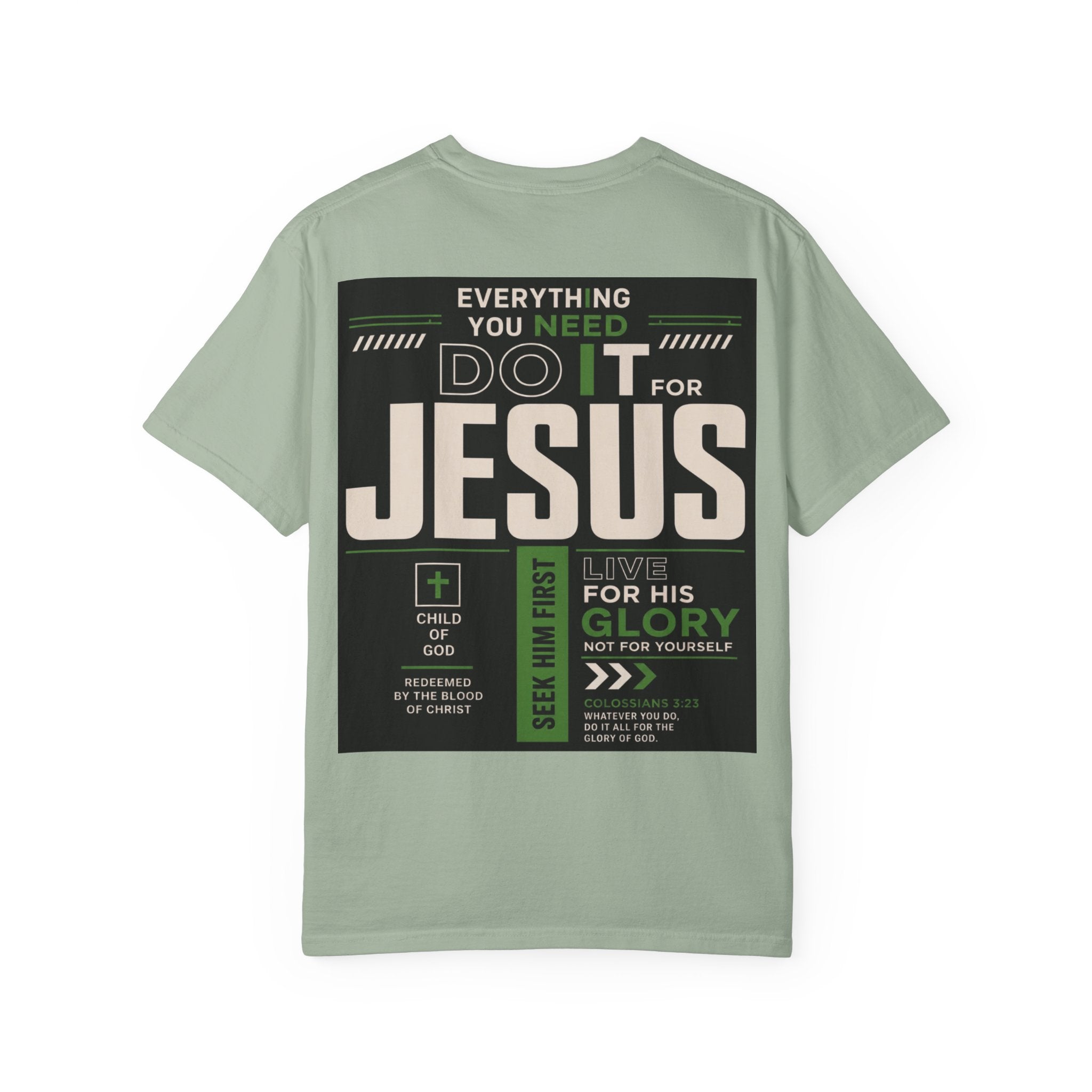 Christian Cross T-Shirt — "Do It For Jesus" Faith Graphic Tee