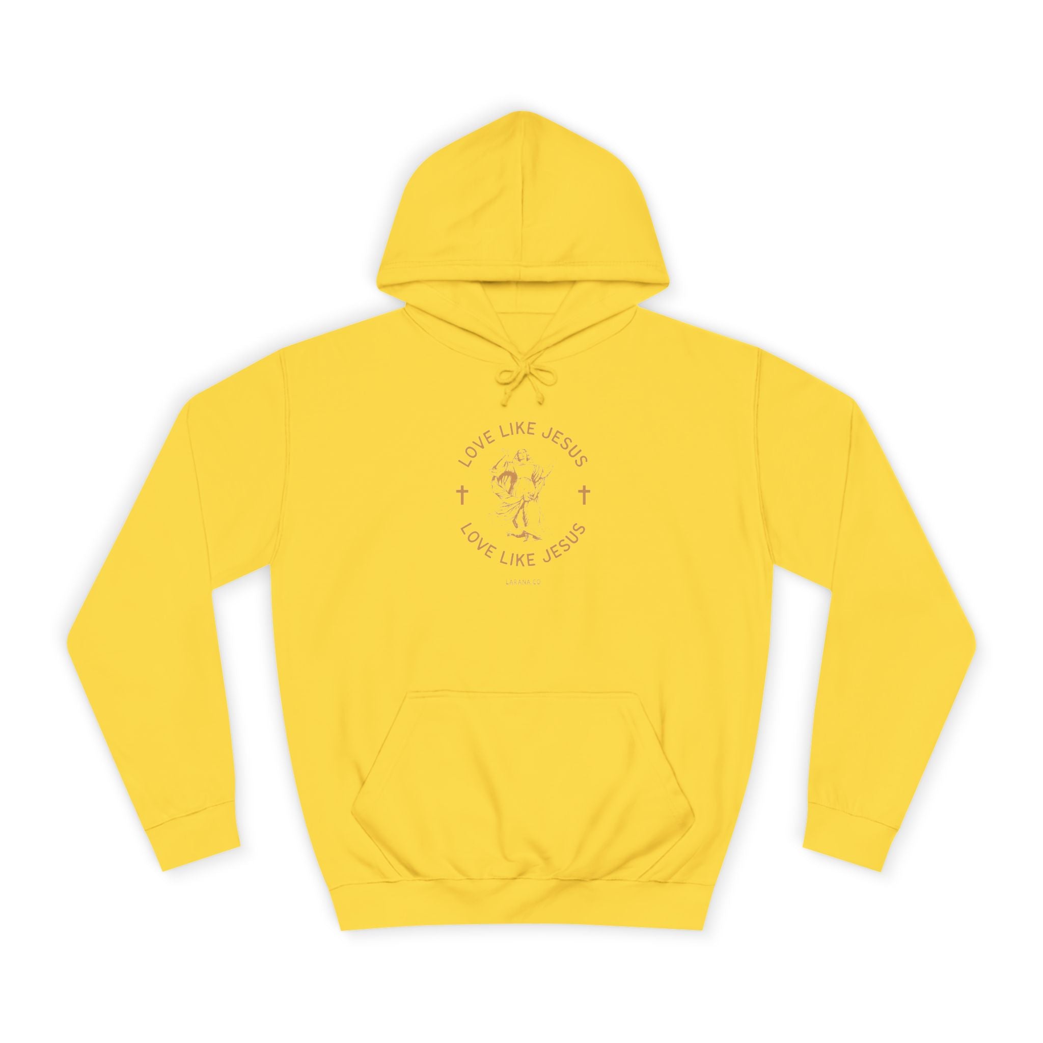 College Study Guide Hoodie — "Study Guide: Jesus" Inspirational Campus Pullover