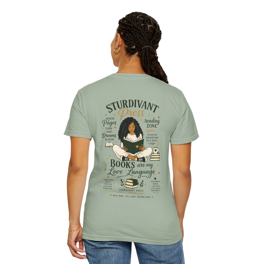 Book Lover T-Shirt — "Books Are My Love Language" Reading Tee