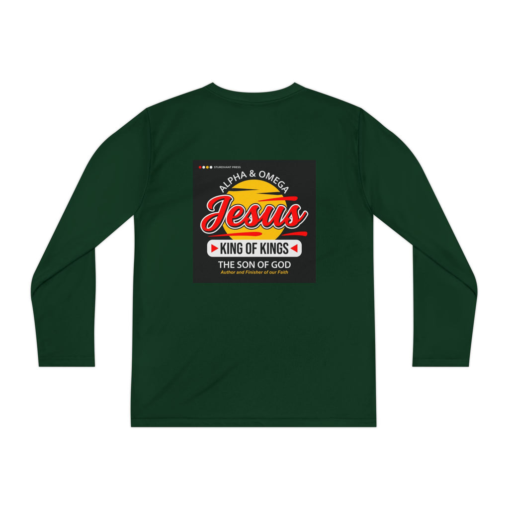 Youth Jesus Long Sleeve Tee — "King of Kings" Christian Shirt