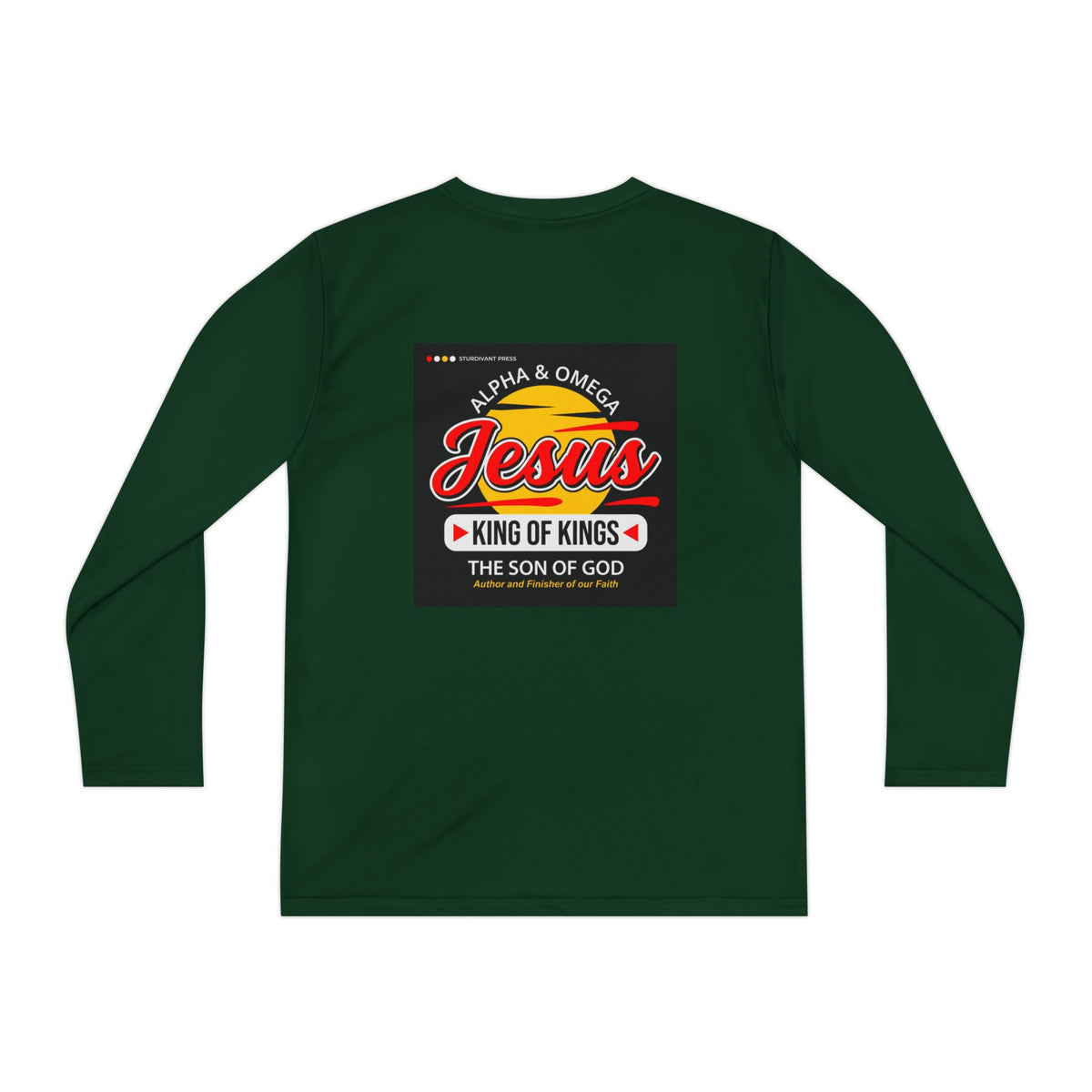 Youth Jesus Long Sleeve Tee — "King of Kings" Christian Shirt