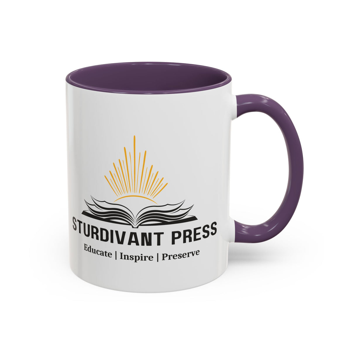 Sturdivant Press Publishing Logo Accent Coffee Mug (11/15oz)