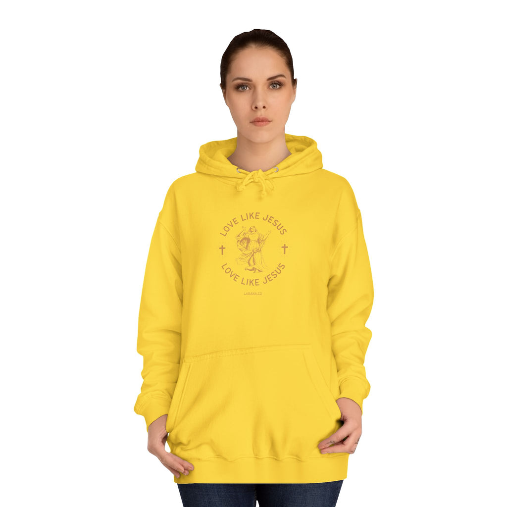 College Study Guide Hoodie — "Study Guide: Jesus" Inspirational Campus Pullover