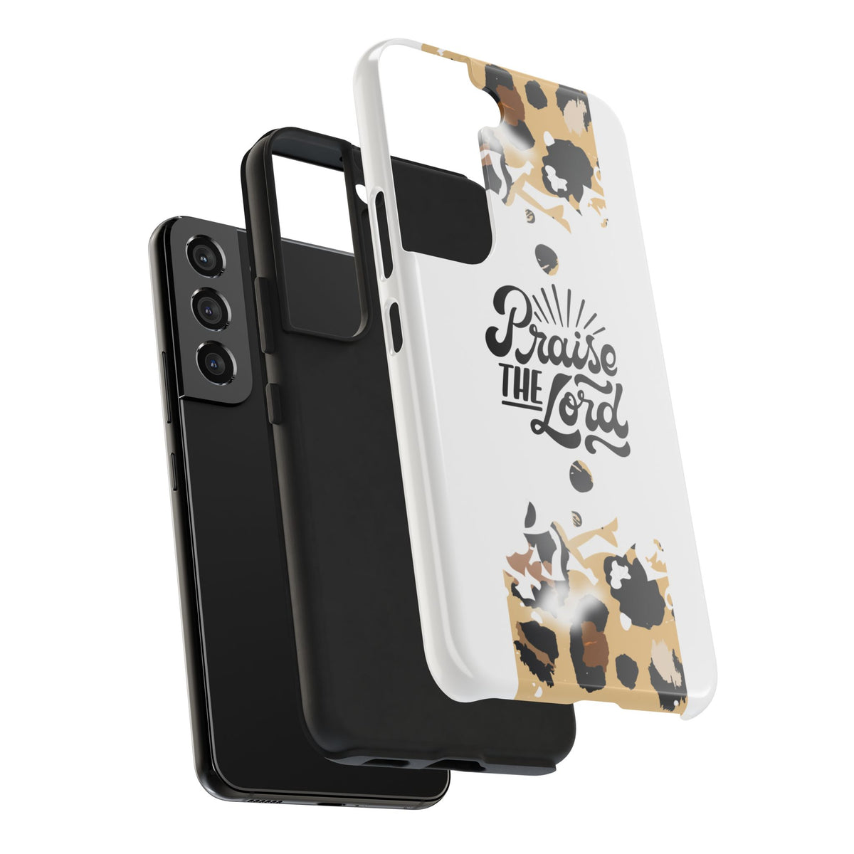 Praise the Lord Leopard Tough Phone Case — Christian iPhone Protection