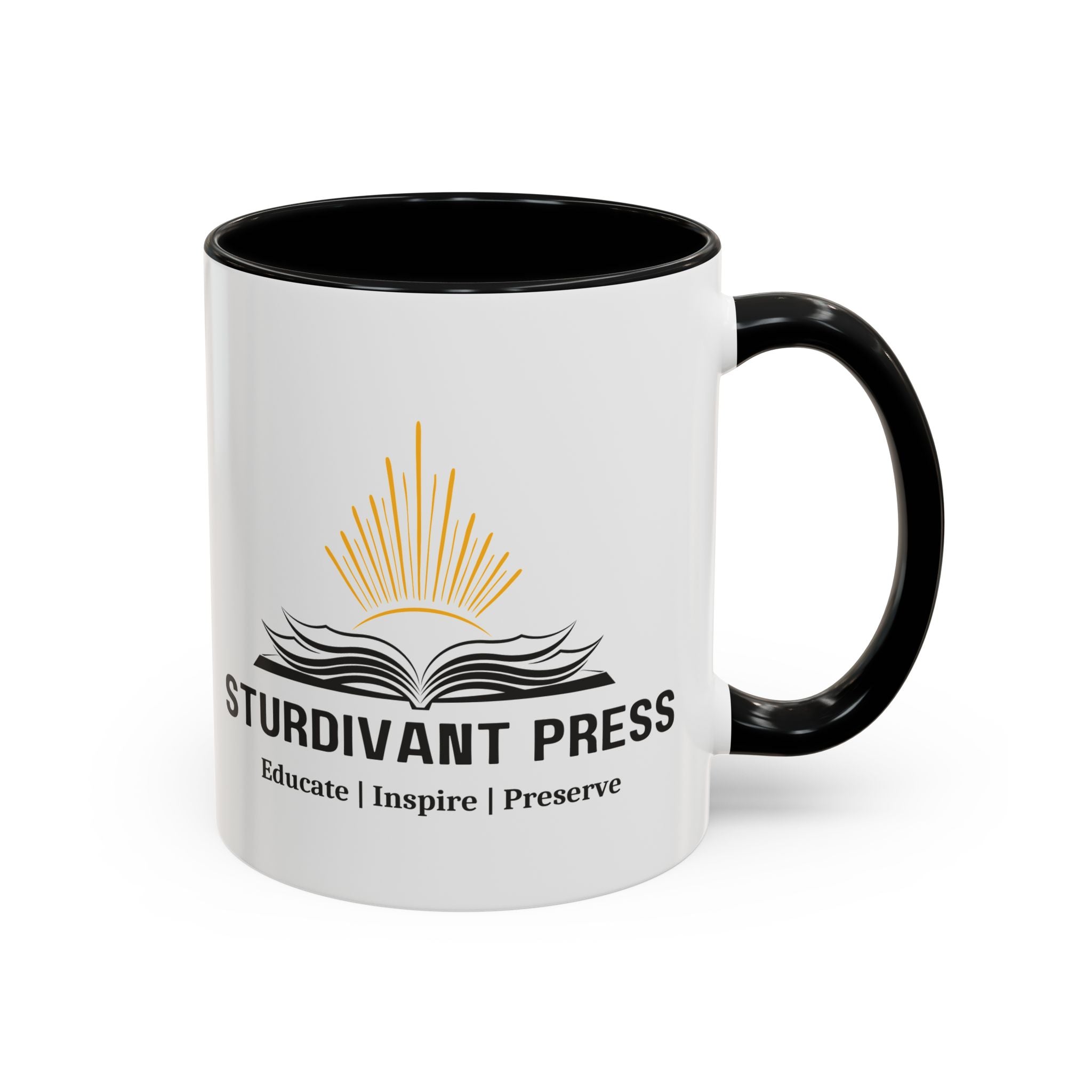 Sturdivant Press Publishing Logo Accent Coffee Mug (11/15oz)