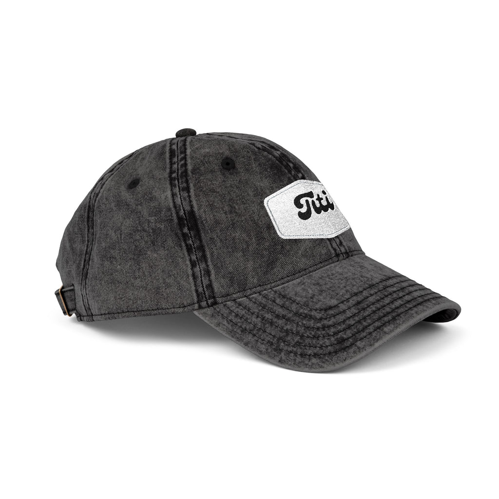 Vintage Embroidered Cap - Retro 'Titi' Patch Dad Hat