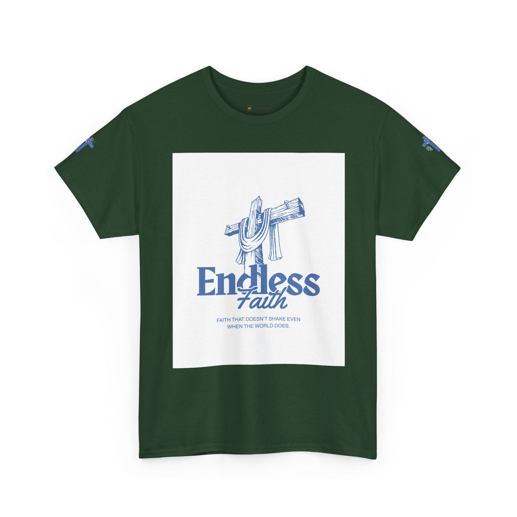 Faith Cross T‑Shirt — "Endless Faith" Christian Graphic Tee