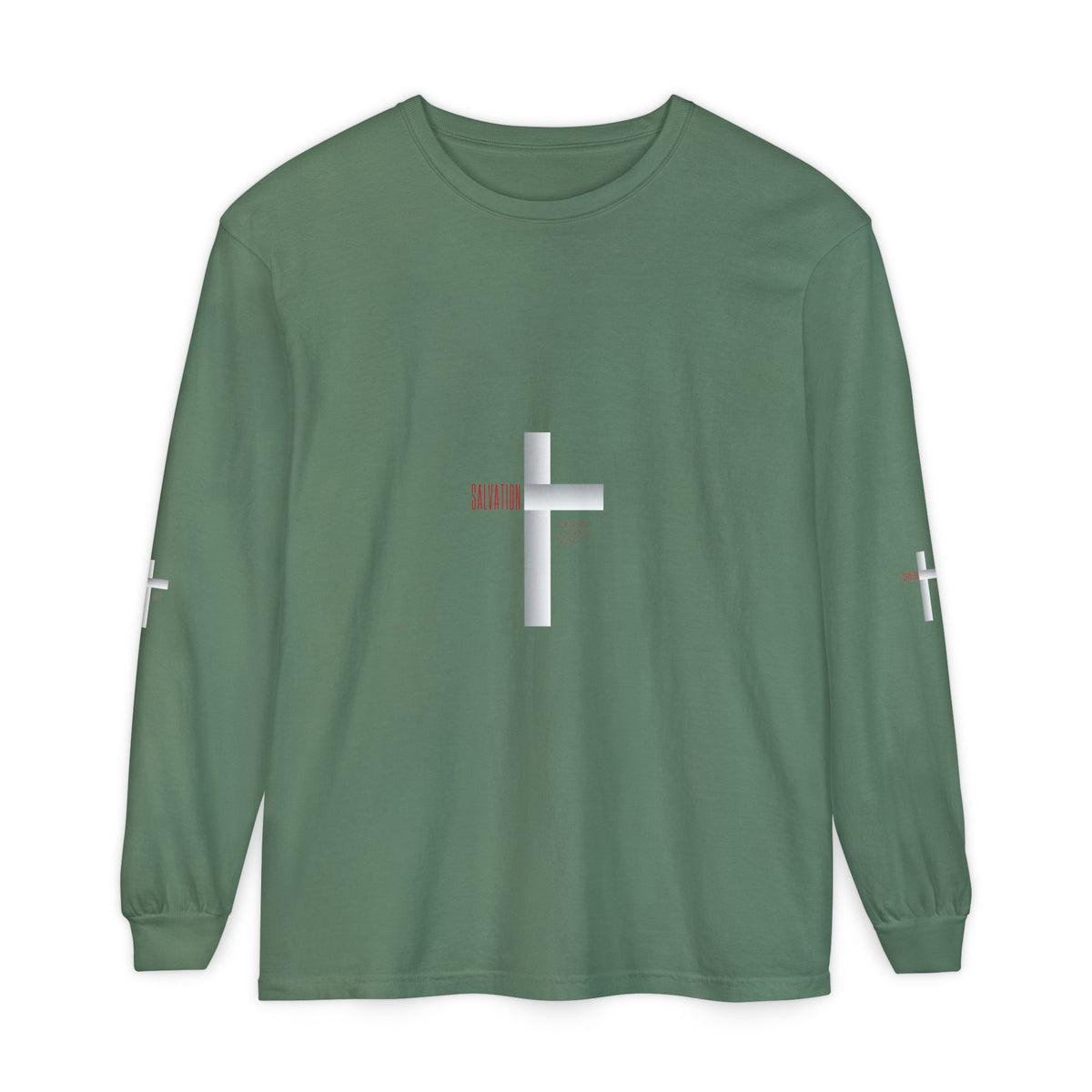 Christian Long Sleeve Tee — "The Messiah" Jerusalem Nazareth Design