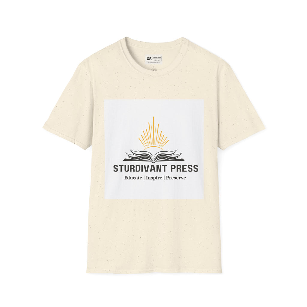 Minimal Lighthouse Logo T-Shirt — Coastal Nautical Graphic Tee