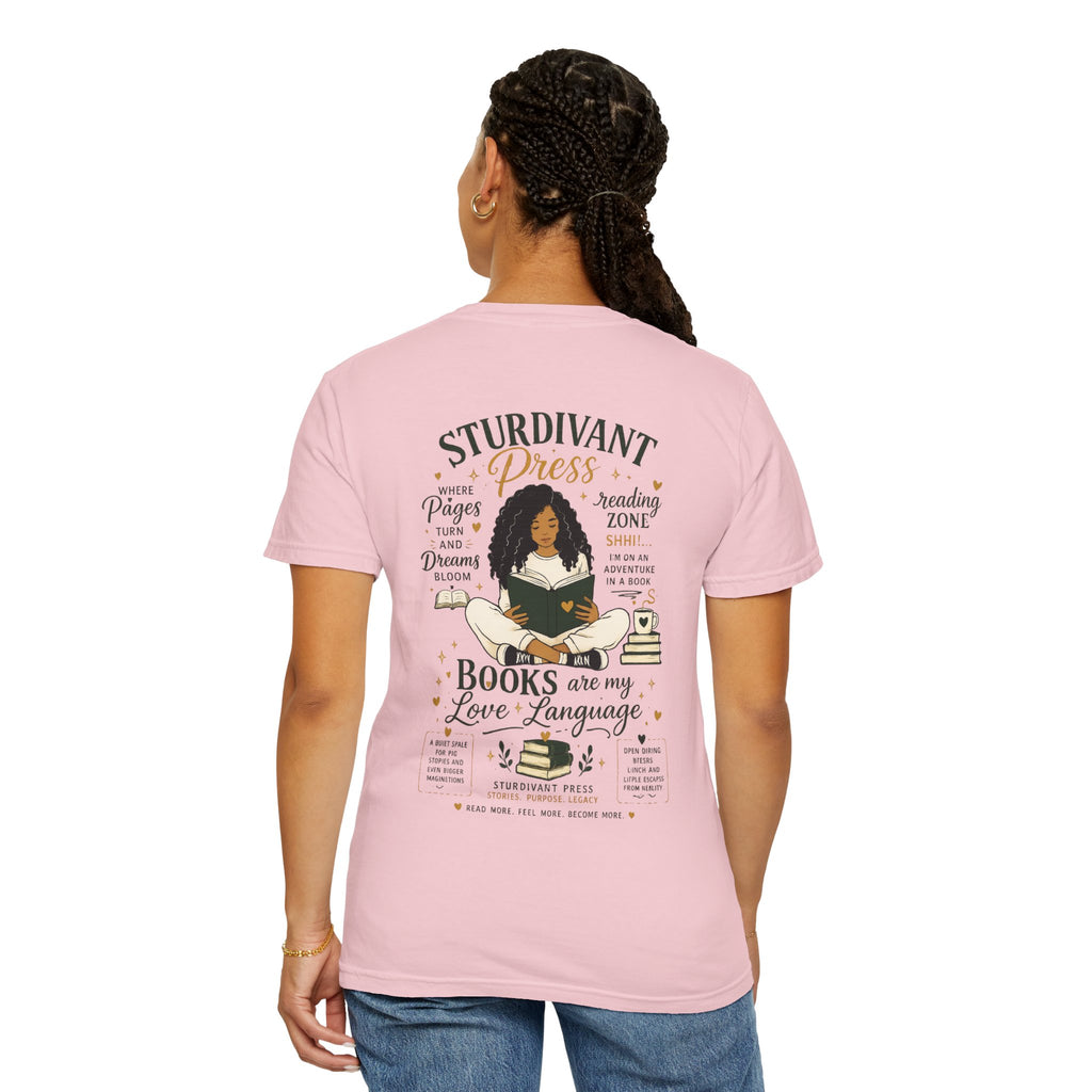 Book Lover T-Shirt — "Books Are My Love Language" Reading Tee