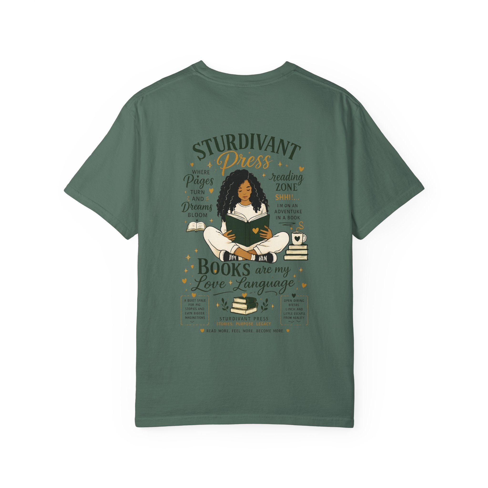 Book Lover T-Shirt — "Books Are My Love Language" Reading Tee