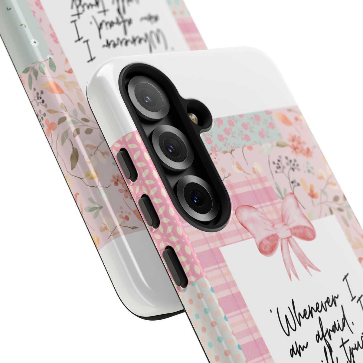 Inspirational Psalms Phone Case — "Whenever I am afraid, I will trust in You." (Psalms 56:3)