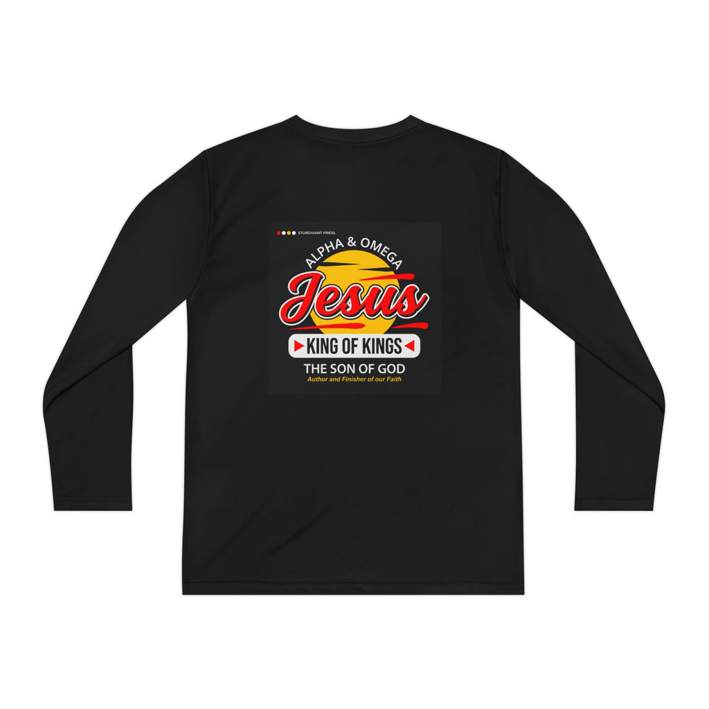 Youth Jesus Long Sleeve Tee — "King of Kings" Christian Shirt