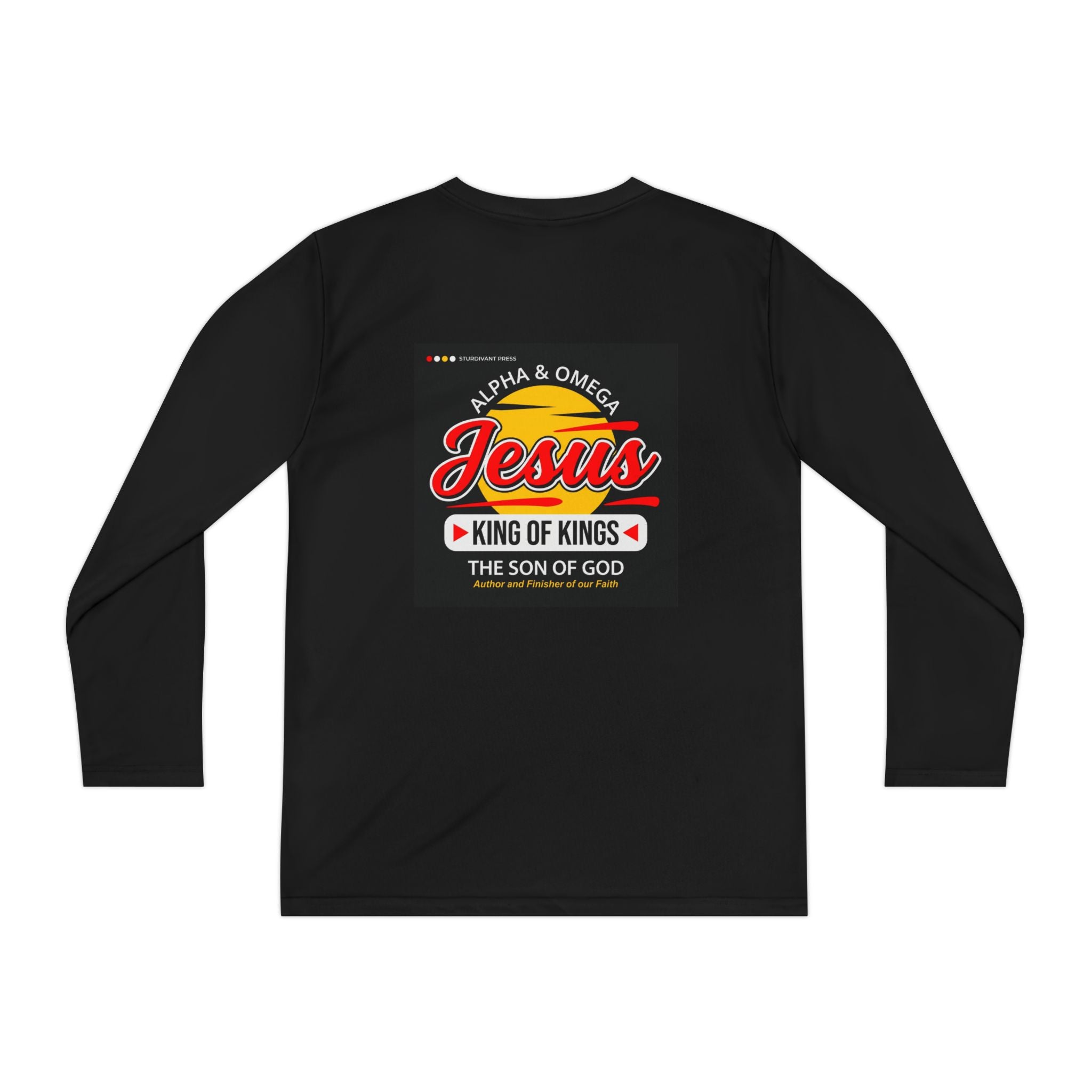 Youth Jesus Long Sleeve Tee — "King of Kings" Christian Shirt