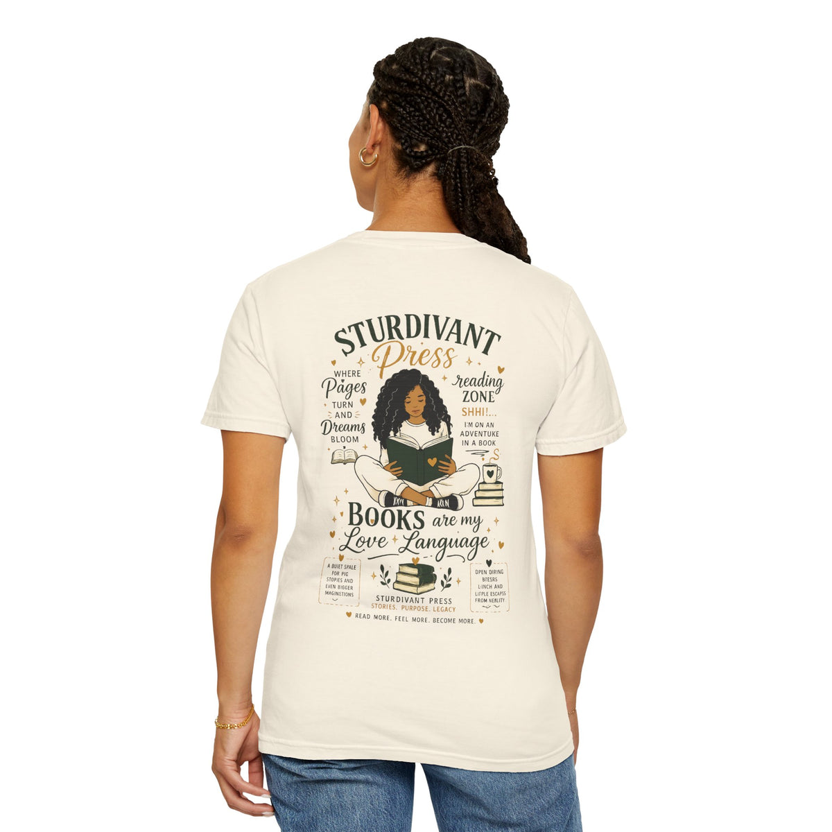 Book Lover T-Shirt — "Books Are My Love Language" Reading Tee