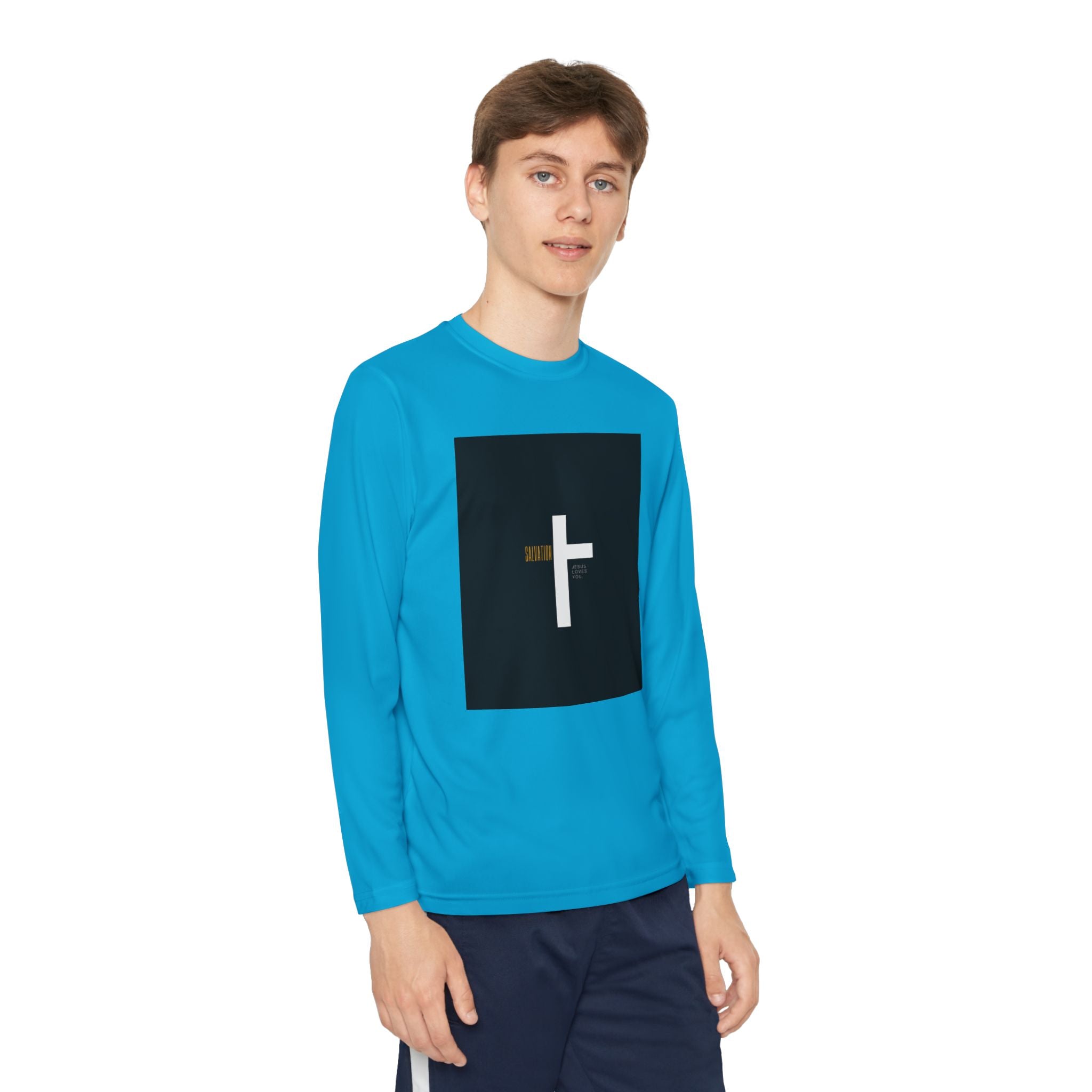 Youth Jesus Long Sleeve Tee — "King of Kings" Christian Shirt
