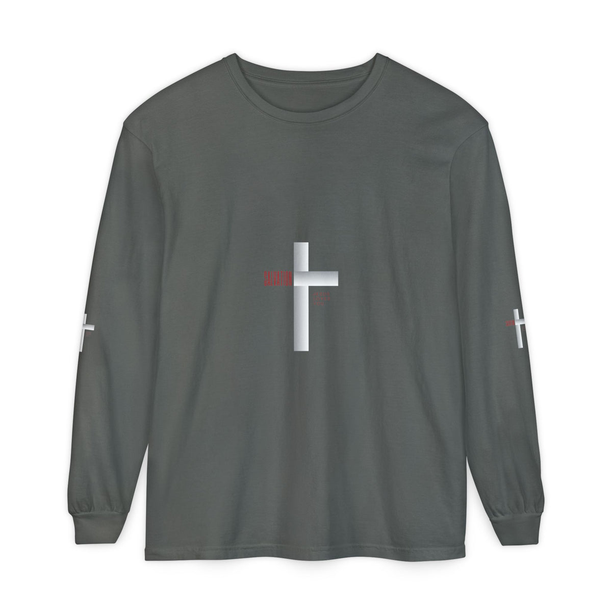 Christian Long Sleeve Tee — "The Messiah" Jerusalem Nazareth Design