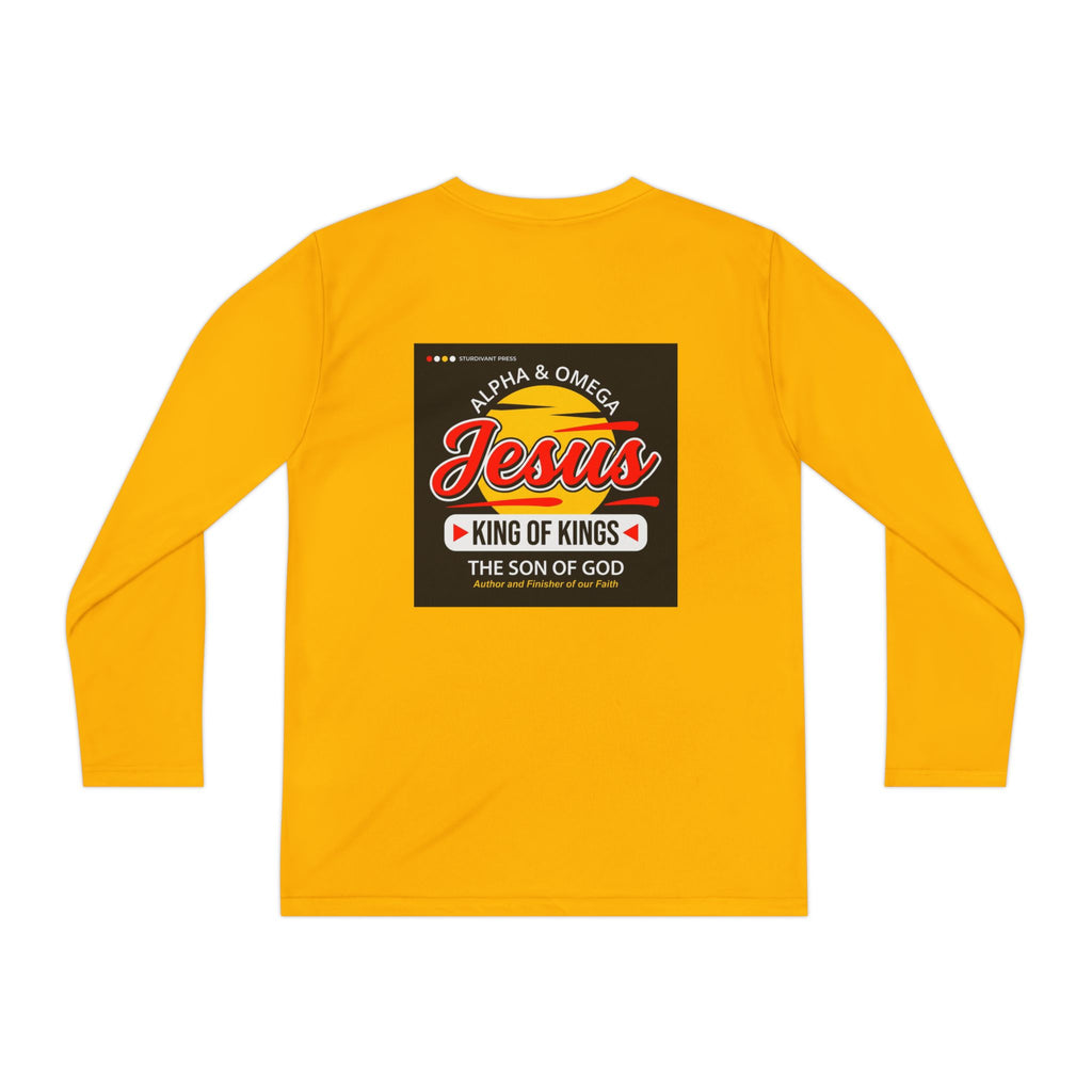 Youth Jesus Long Sleeve Tee — "King of Kings" Christian Shirt
