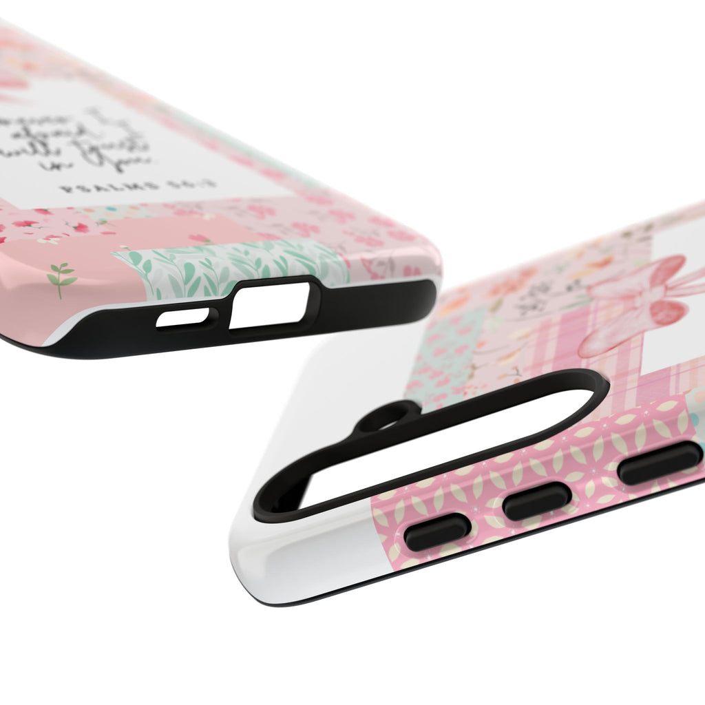 Inspirational Psalms Phone Case — "Whenever I am afraid, I will trust in You." (Psalms 56:3)