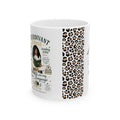 Leopard Accent Ceramic Mug – Saturday Plans: Brunch & Purse Checklist (11oz/15oz)