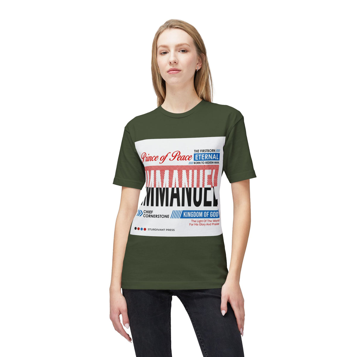 One Redeemer Christian T-Shirt — Faith-Based Church Tee (Lamb of God, Kingdom of God)