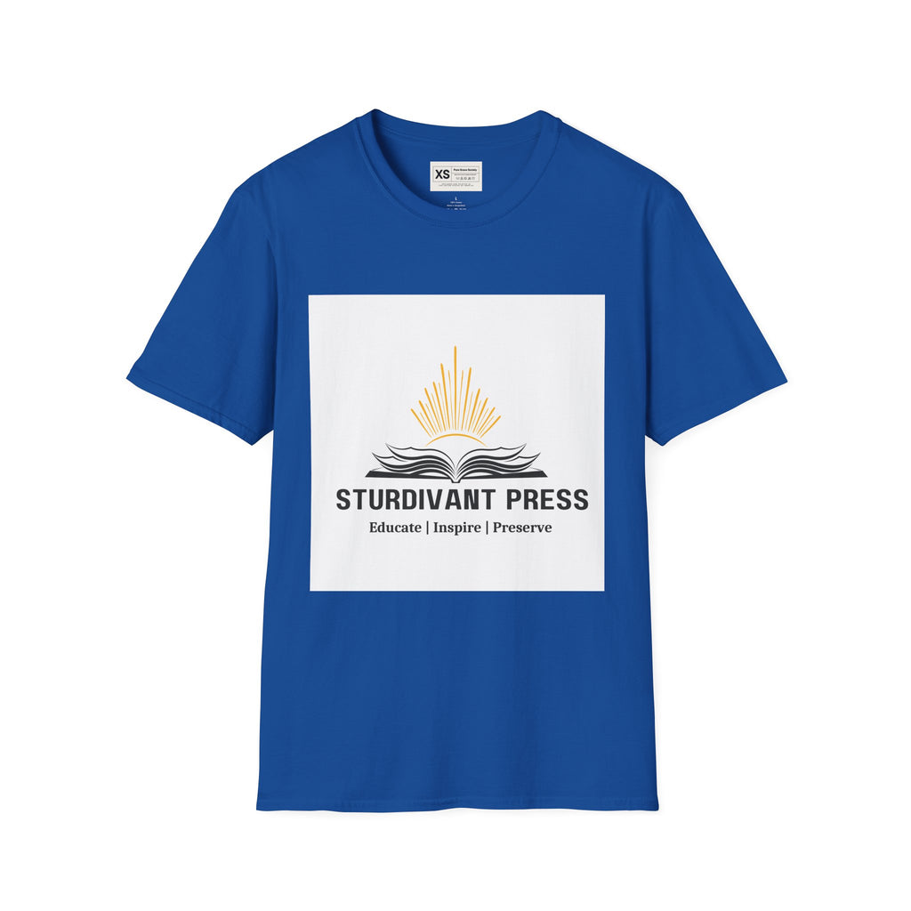 Minimal Lighthouse Logo T-Shirt — Coastal Nautical Graphic Tee