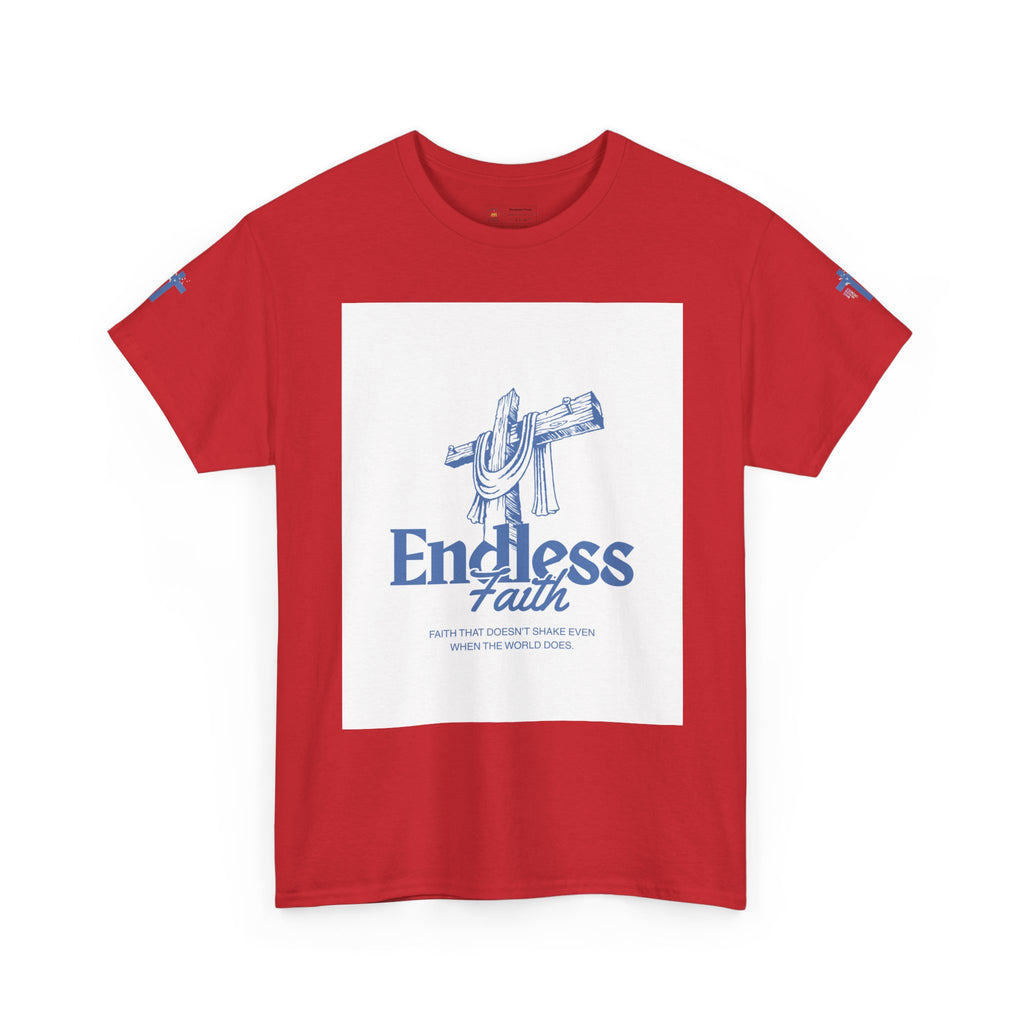 Faith Cross T‑Shirt — "Endless Faith" Christian Graphic Tee