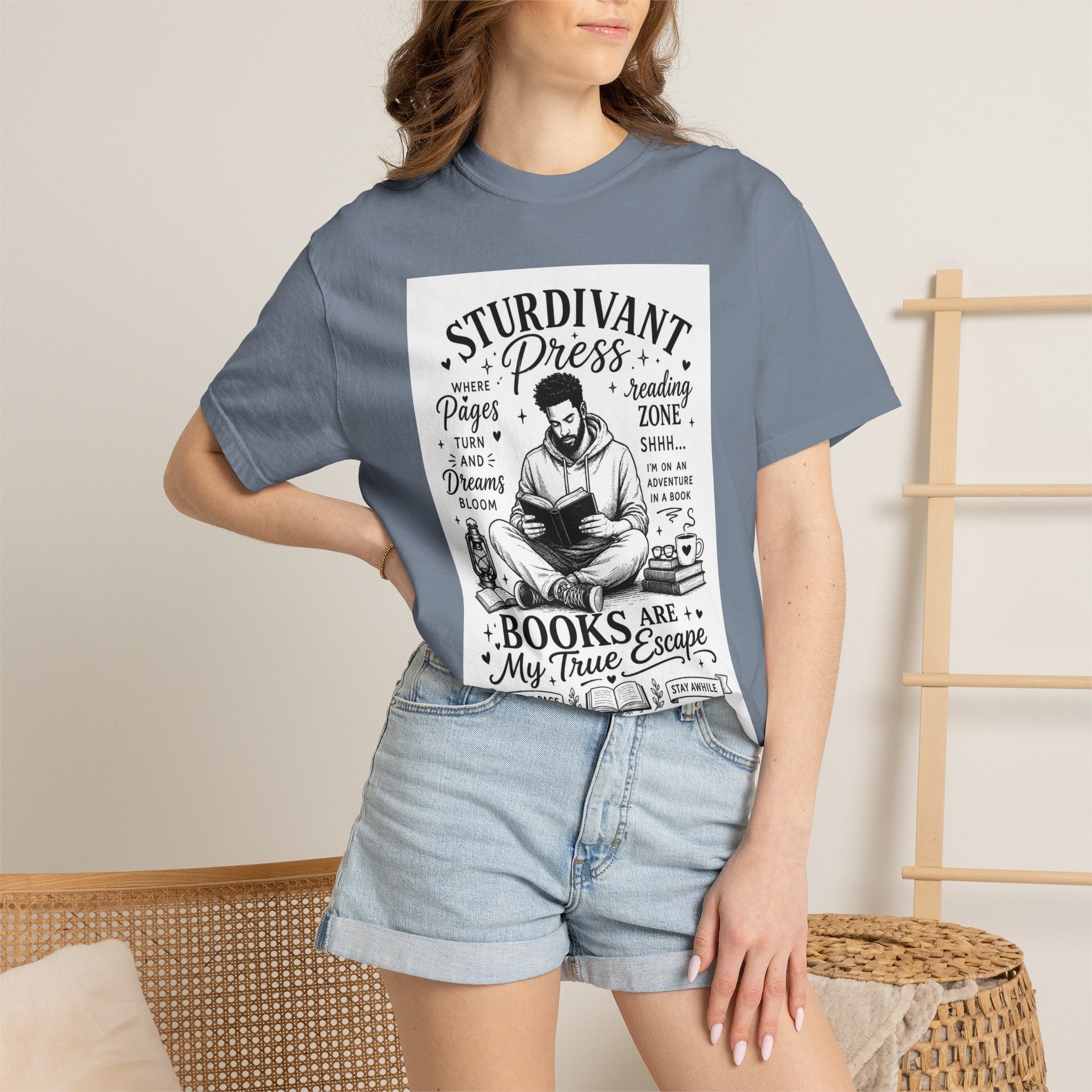 Reading Escape T-Shirt — “Books Are My True Escape” Literary Tee