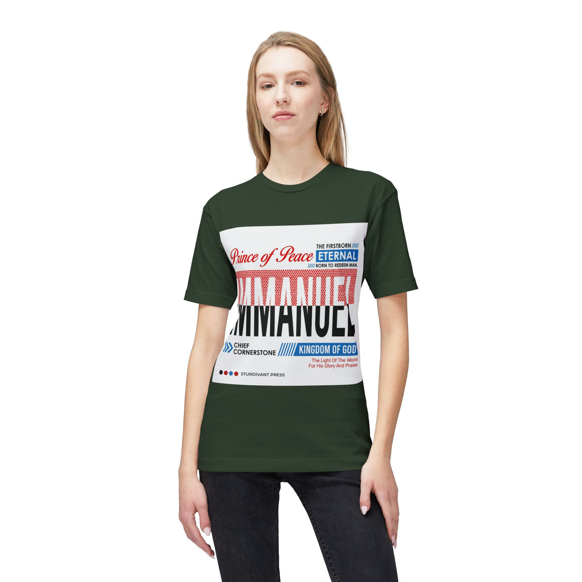 One Redeemer Christian T-Shirt — Faith-Based Church Tee (Lamb of God, Kingdom of God)