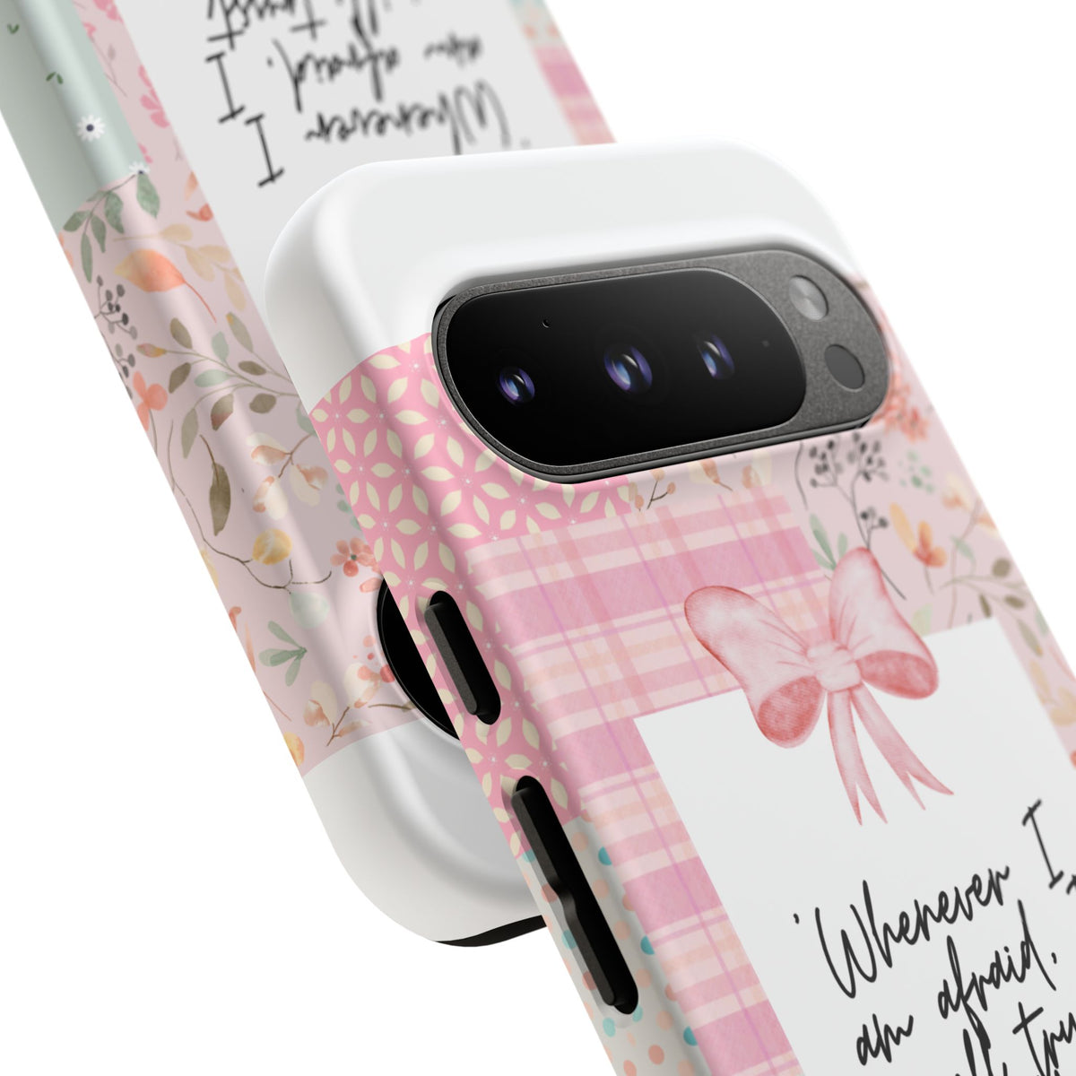 Inspirational Psalms Phone Case — "Whenever I am afraid, I will trust in You." (Psalms 56:3)