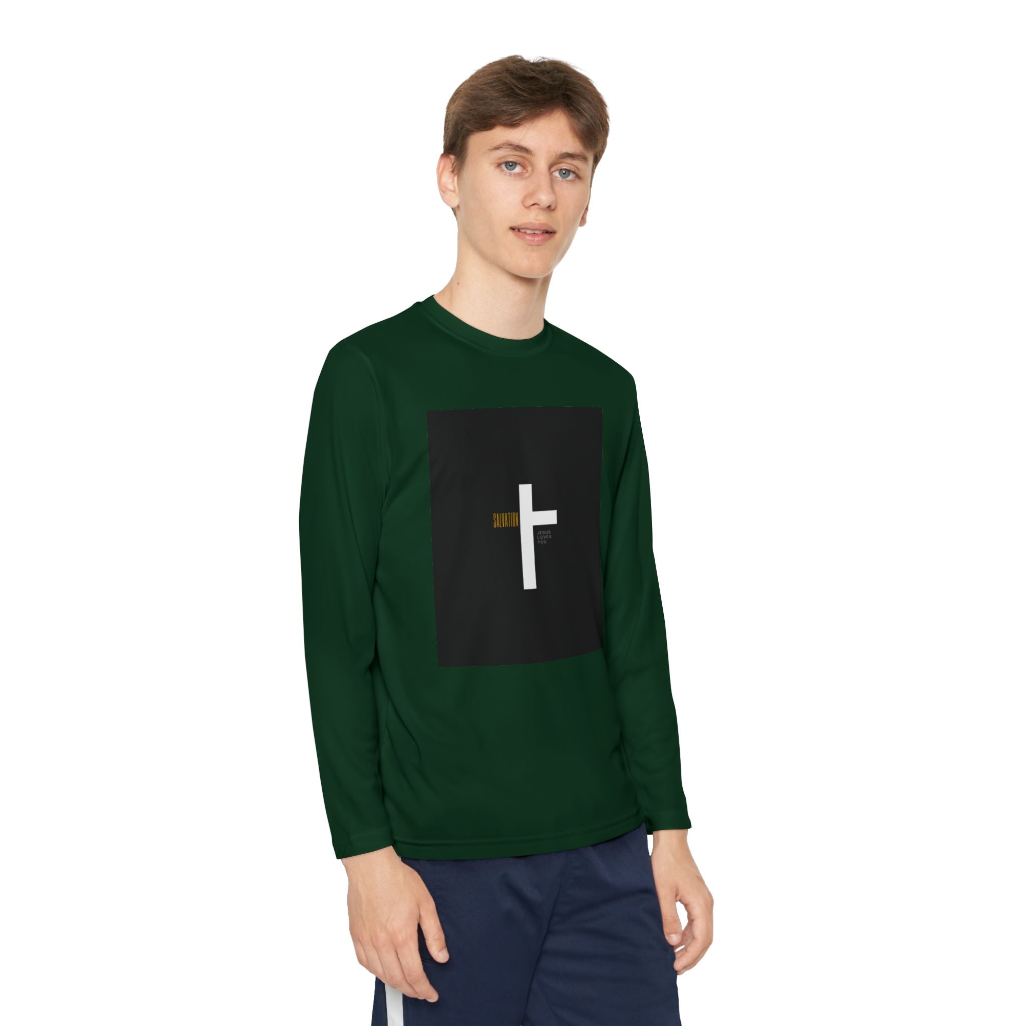 Youth Jesus Long Sleeve Tee — "King of Kings" Christian Shirt
