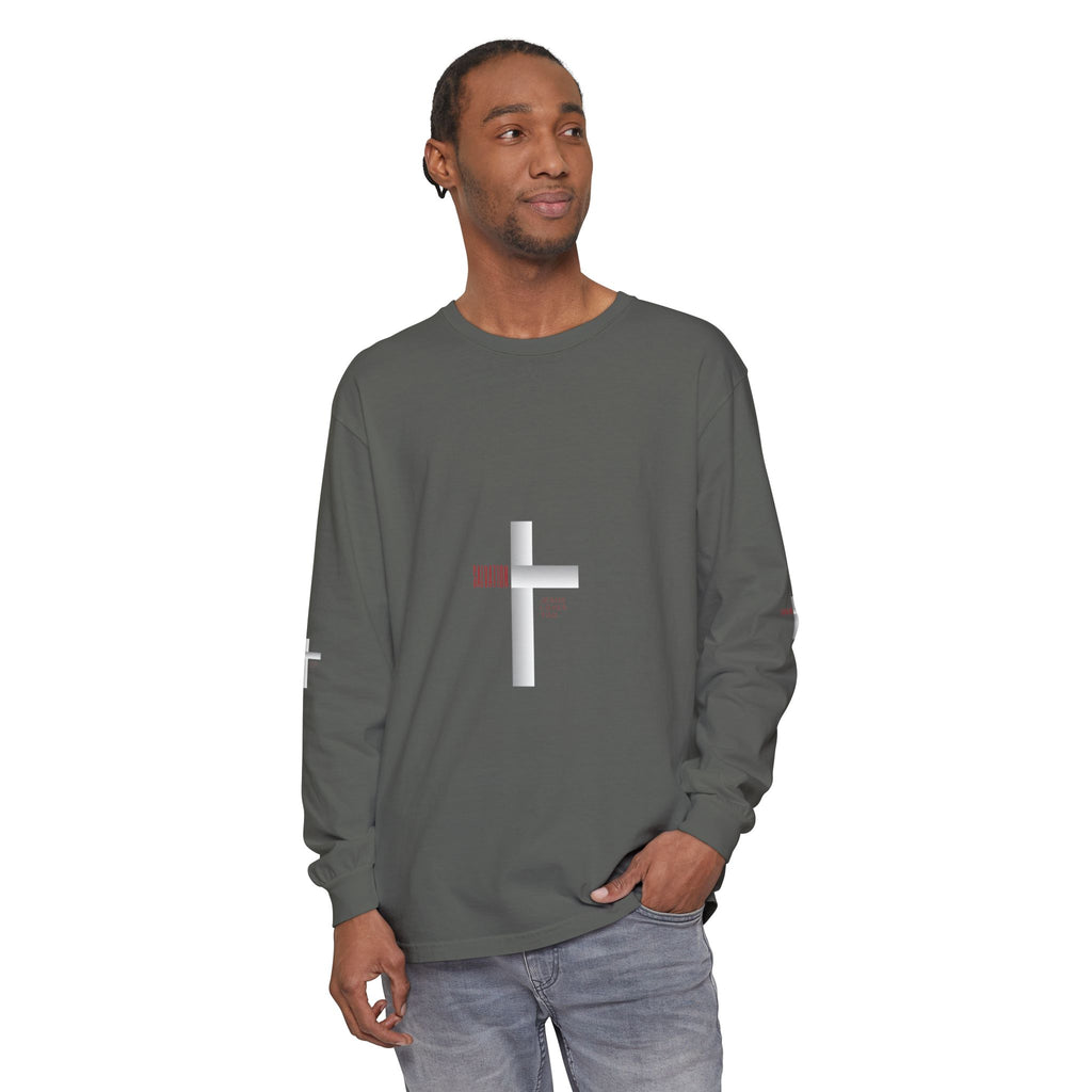 Christian Long Sleeve Tee — "The Messiah" Jerusalem Nazareth Design