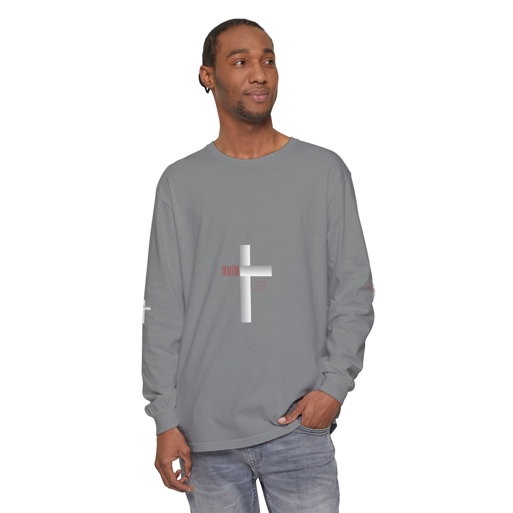 Christian Long Sleeve Tee — "The Messiah" Jerusalem Nazareth Design