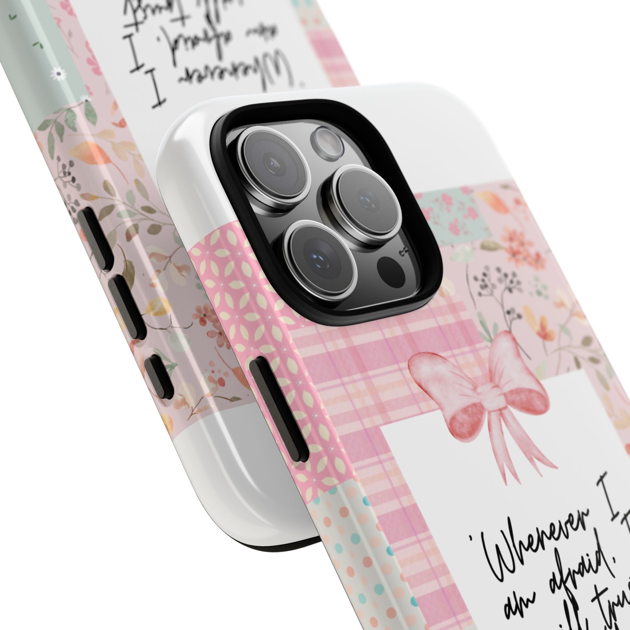 Inspirational Psalms Phone Case — "Whenever I am afraid, I will trust in You." (Psalms 56:3)