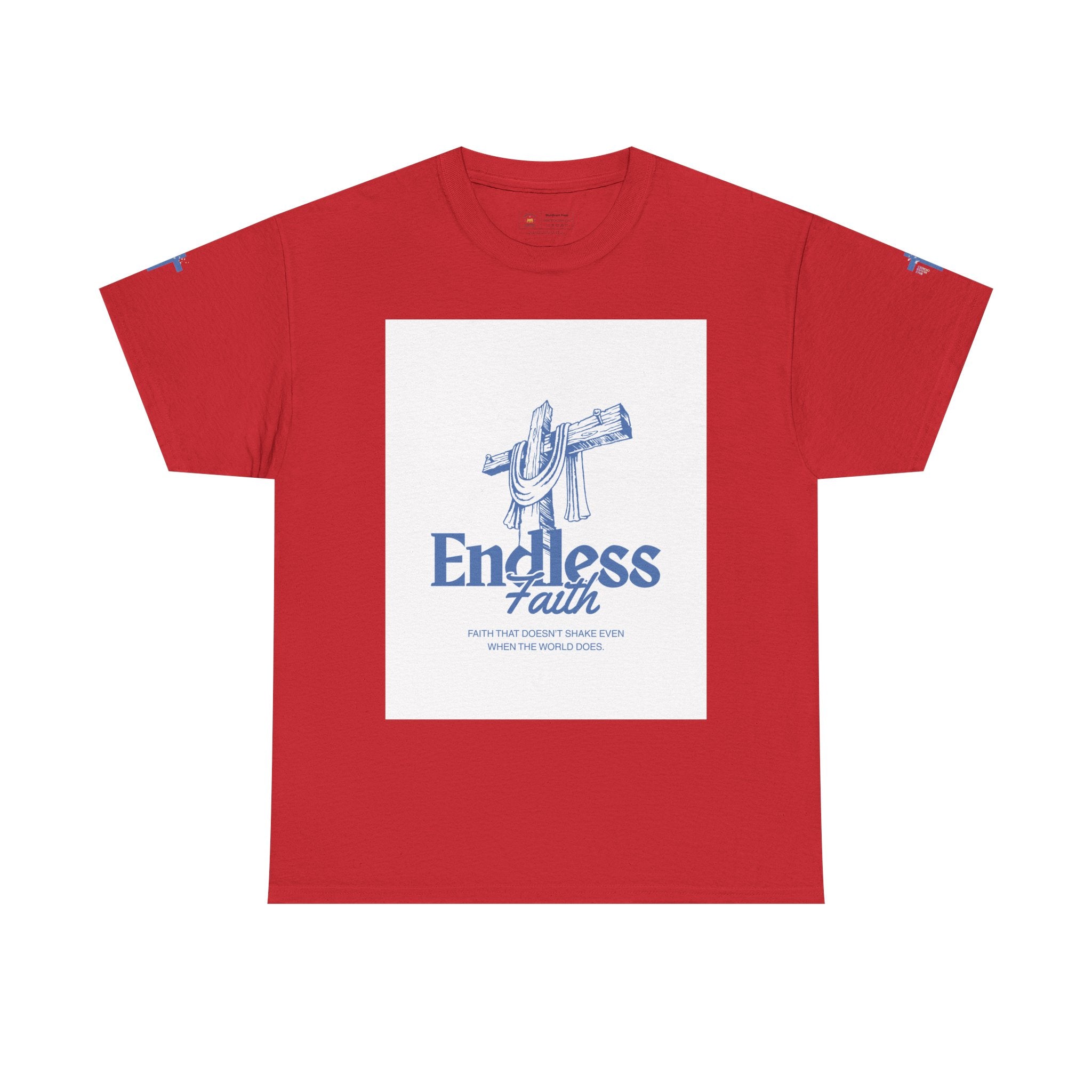 Faith Cross T‑Shirt — "Endless Faith" Christian Graphic Tee