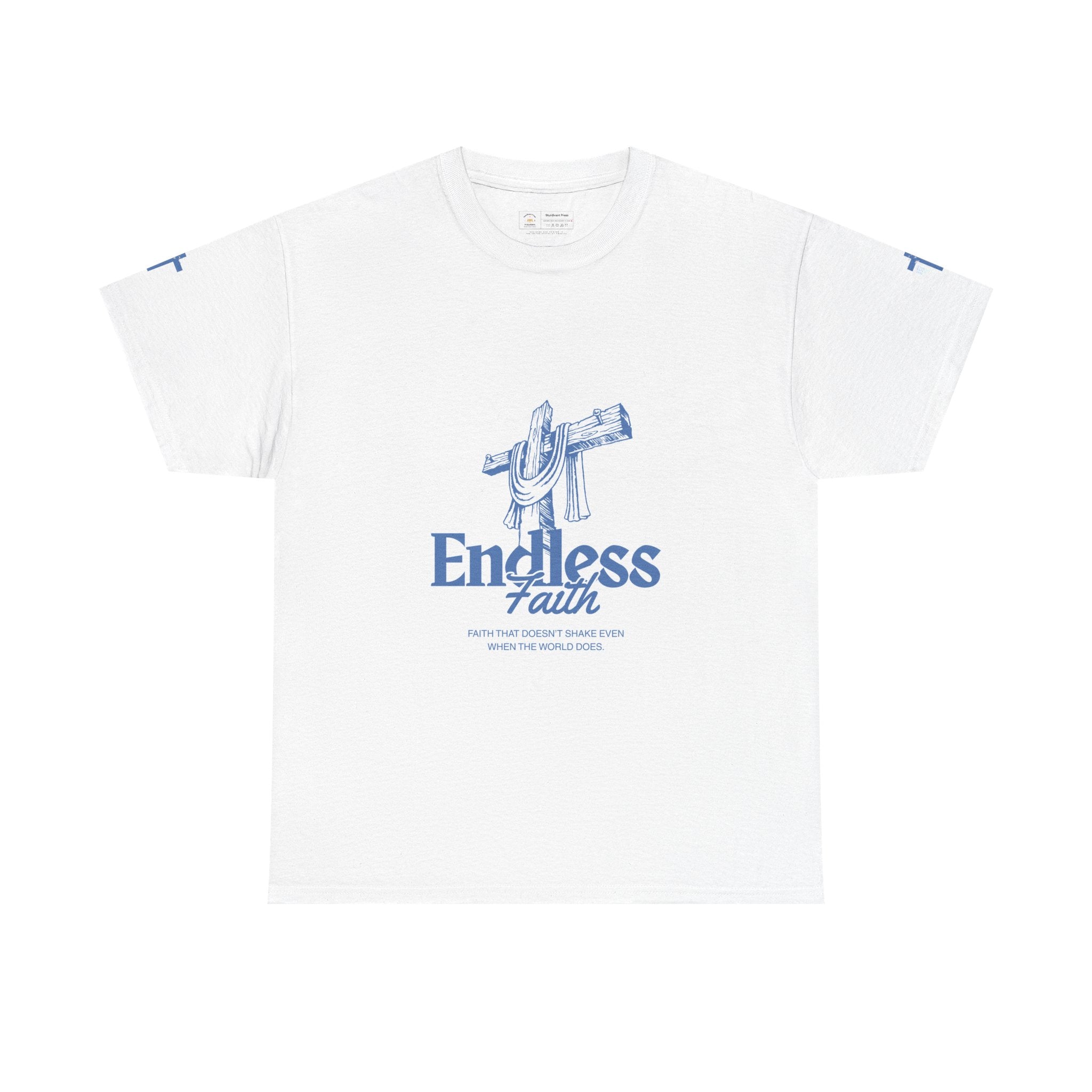Faith Cross T‑Shirt — "Endless Faith" Christian Graphic Tee