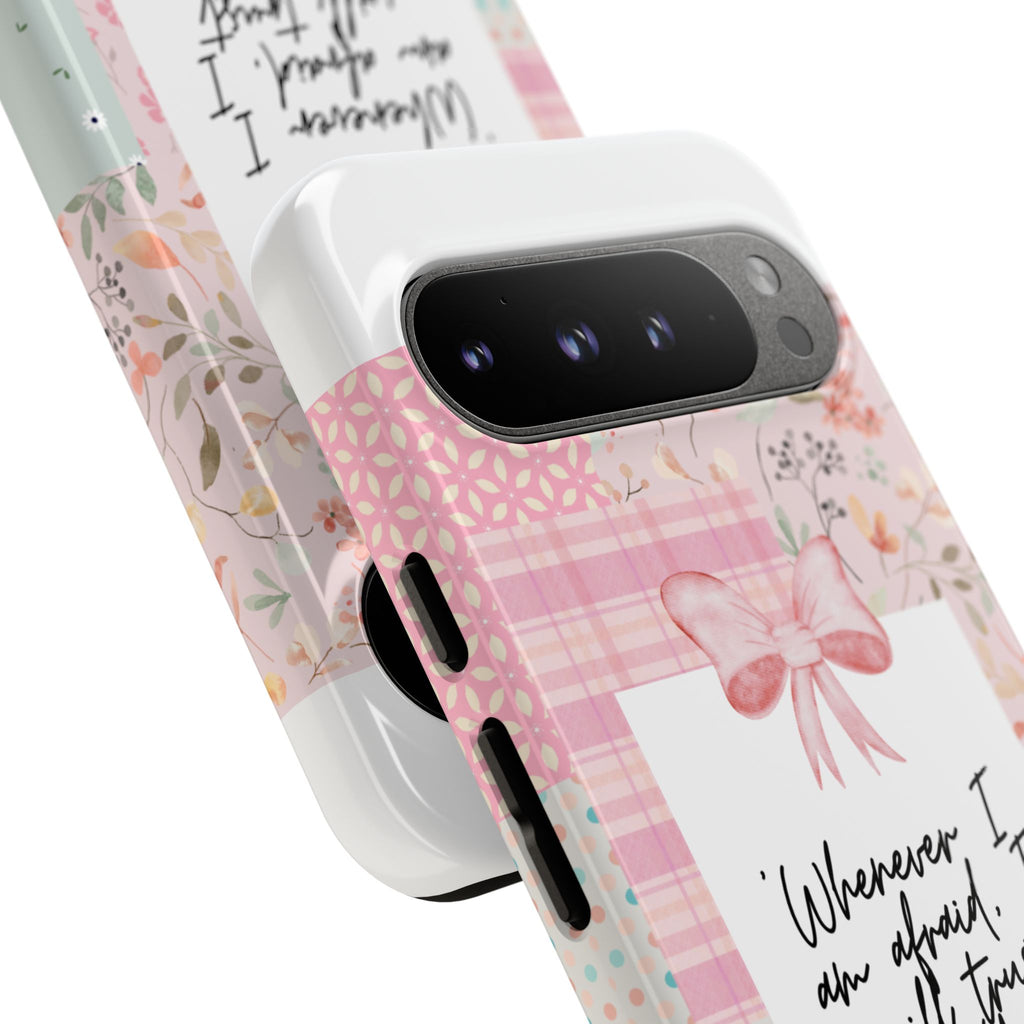 Inspirational Psalms Phone Case — "Whenever I am afraid, I will trust in You." (Psalms 56:3)