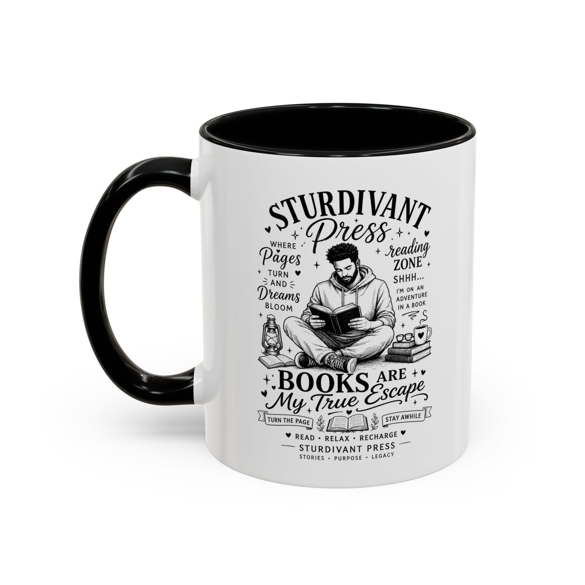 Sturdivant Press Publishing Logo Accent Coffee Mug (11/15oz)