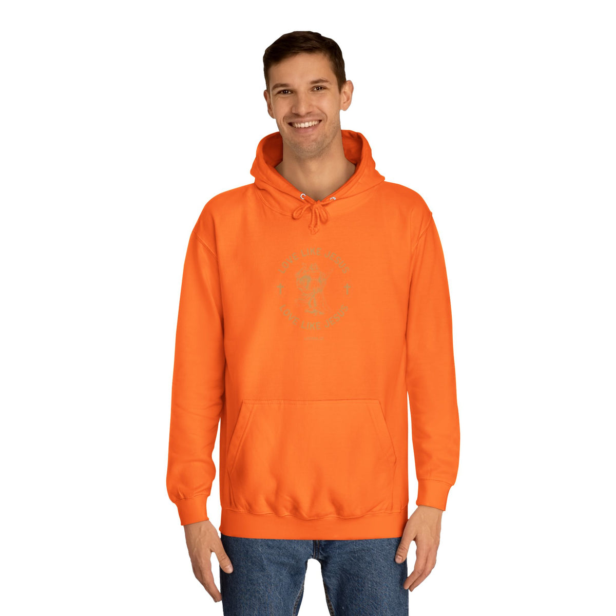 College Study Guide Hoodie — "Study Guide: Jesus" Inspirational Campus Pullover